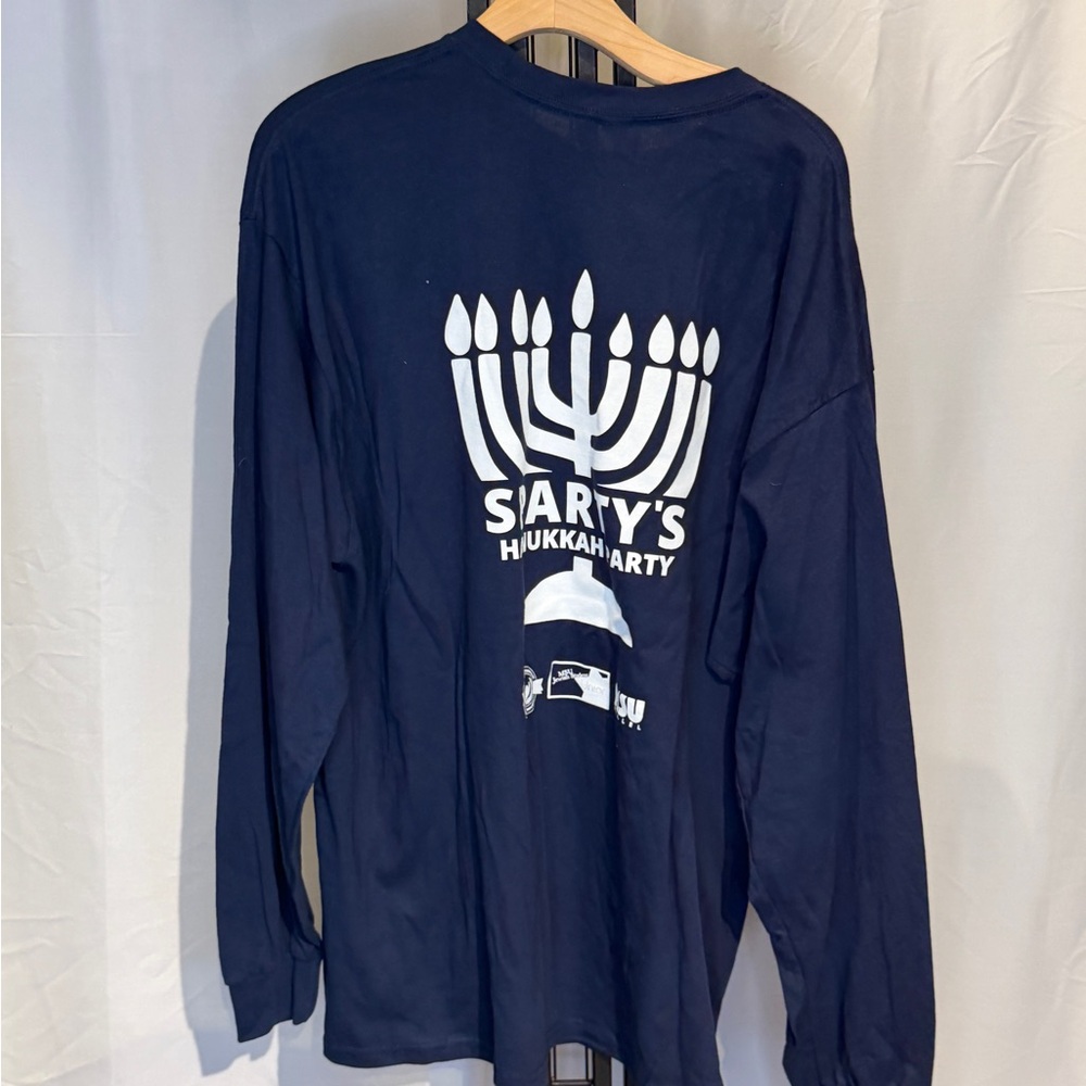 Gildan Navy Long Sleeve‎ with Spartan Design - Picture 3 of 5